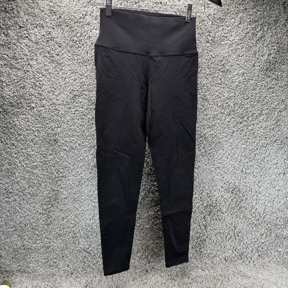 Alo Yoga Women’s Small Black High Waisted Leggings Full Length Workout Yoga Pant